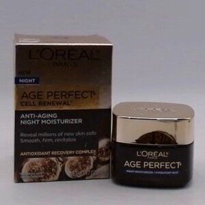 L Oreal Paris -  Age Perfect Cell Renewal Anti-Aging Night Moisturizer, 1.7 Oz,